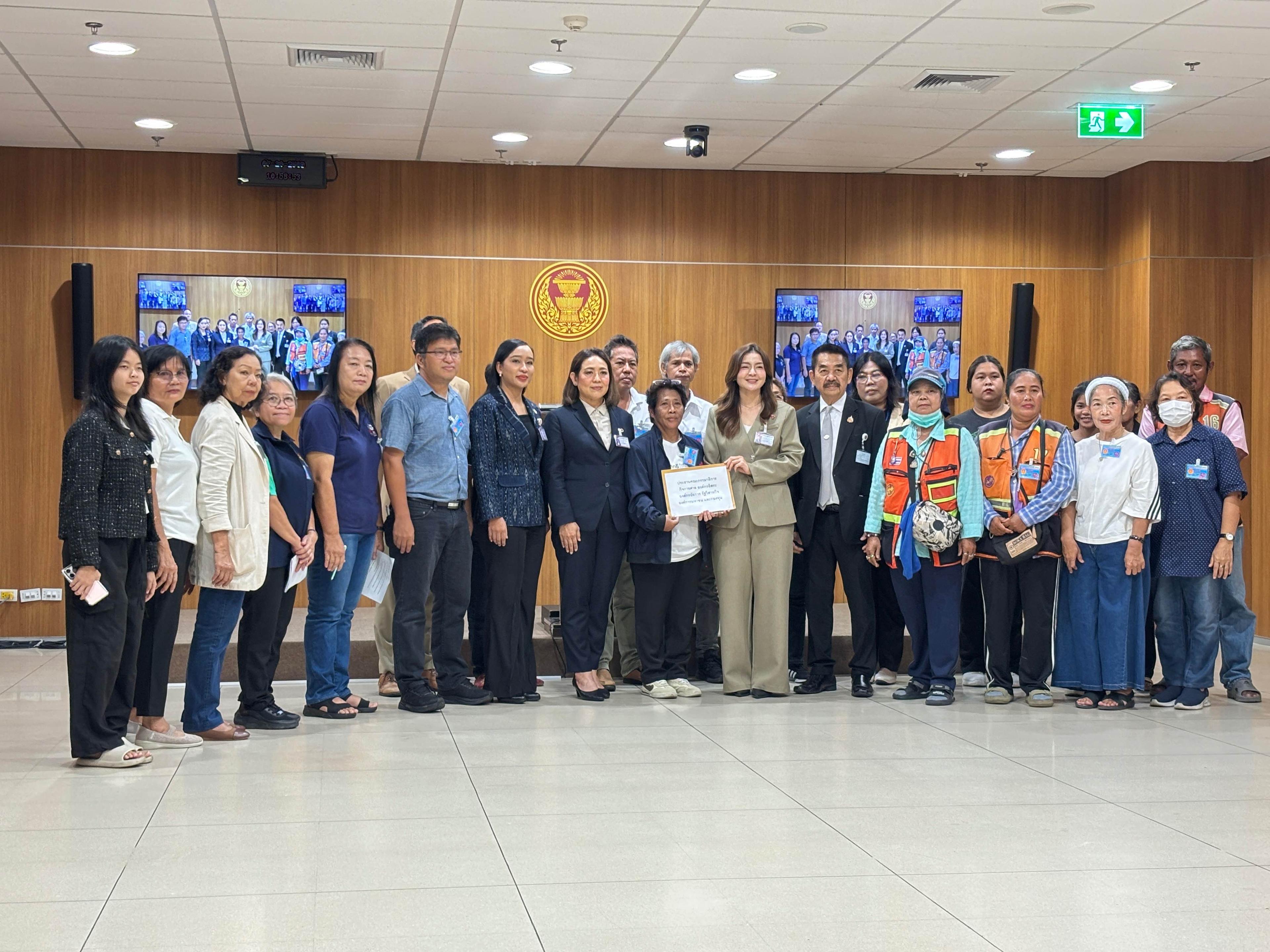 กมธ.การกิจการศาลฯ รับหนังสือภาคประชาชน ค้านเปลี่ยนแหล่งเงิน สสส.เป็นงบประมาณรายปี