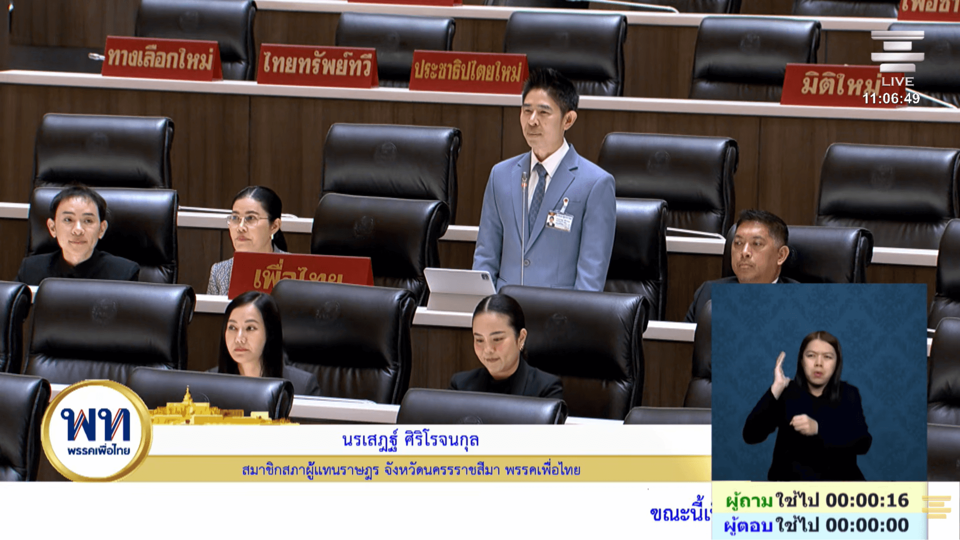 สส.นครราชสีมา ตั้งกระทู้ถามปัญหากระทิง-ช้างป่าบุกรุกชุมชน ด้าน รมว.ทส. เตรียมเพิ่มชุดผลักดัน - เร่งสำรวจประชากร