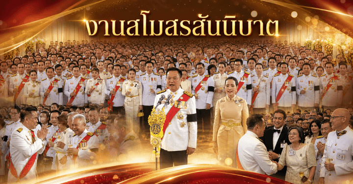 นายกฯ นำคณะผู้บริหารประเทศ-สมาชิกรัฐสภา ร่วมงานสโมสรสันนิบาต เฉลิมพระเกียรติ "วันฉัตรมงคล 2569"