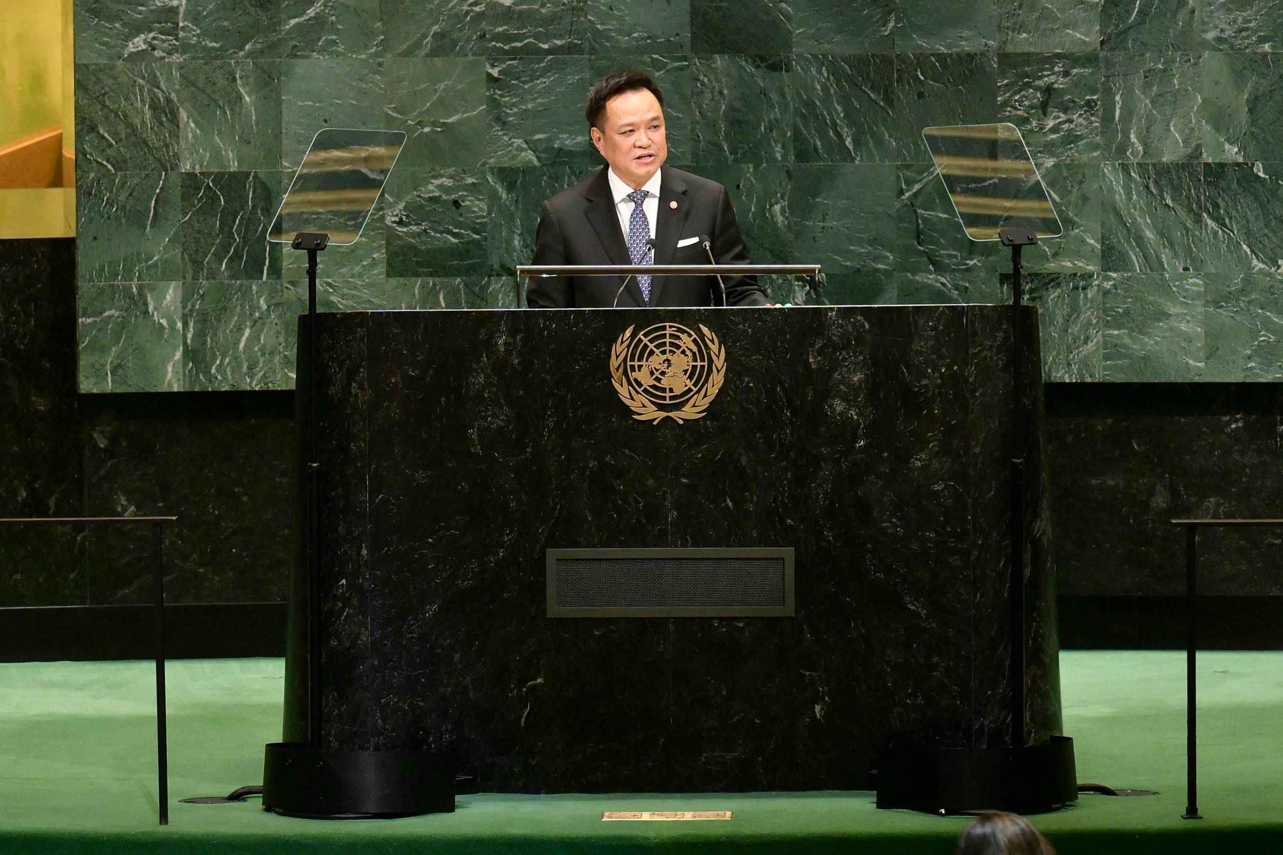 นายกฯ กล่าวถ้อยแถลงประชุม UNGA ย้ำจุดยืนปฏิรูปสหประชาชาติ