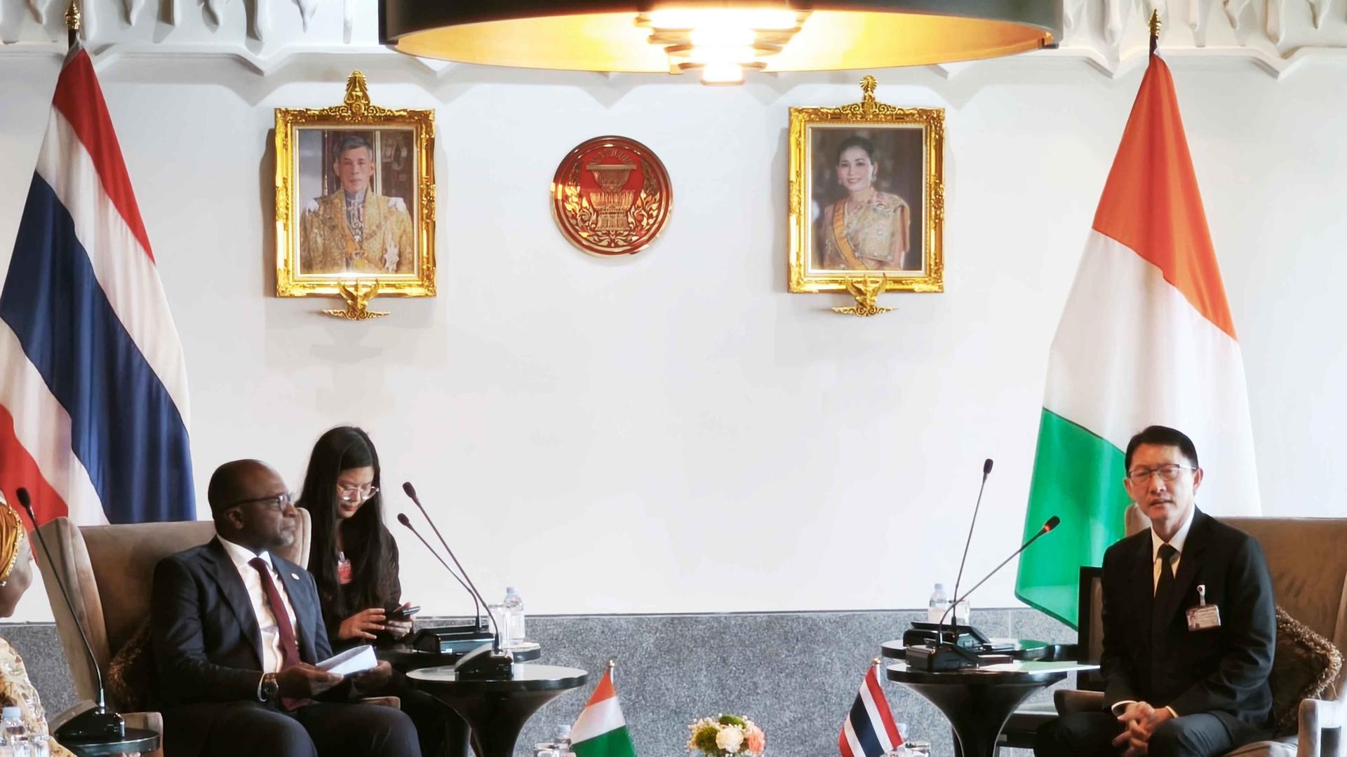 รองประธานสภาผู้แทนราษฎร คนที่สอง รับรองคณะผู้แทนรัฐสภาโกตดิวัวร์ สานต่อความร่วมมือนิติบัญญัติ-เศรษฐกิจ