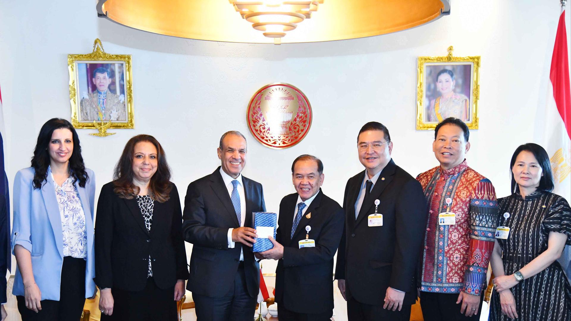 ประธาน กมธ.การต่างประเทศ วุฒิสภา ให้การรับรอง รมว.ต่างประเทศอียิปต์ ในโอกาสหารือแนวทางส่งเสริมความสัมพันธ์และความร่วมมือในทุกมิติ